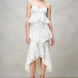 Amur White Wildflower Lace Holly Dress